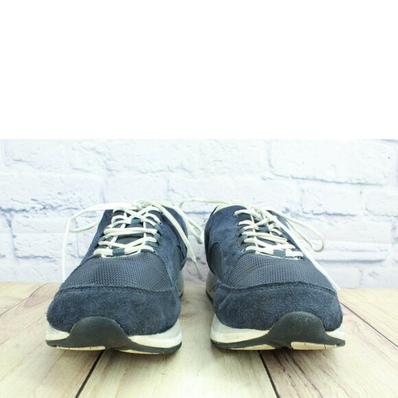 LL Bean Comfort Low Top Walking Shoes Blue Mesh Lace Up Size 11 Wide - Picture 4 of 9